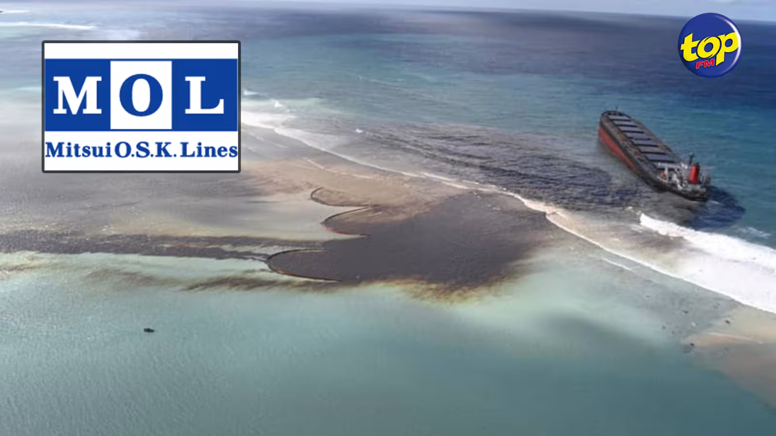 Fuite d’huile du MV Wakashio : l’affréteur japonais Mitsui OSK Lines impliqué dans plusieurs accidents, dont l’échouage d’un navire dans l’océan Indien en 2006