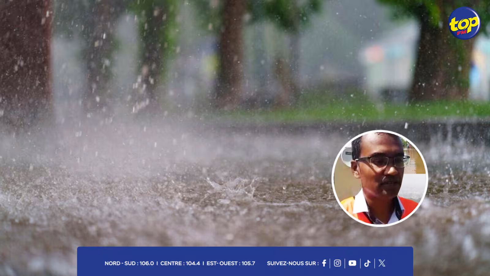 Veille de fortes pluies : Le NEOC active le niveau 1 et appelle à la vigilance