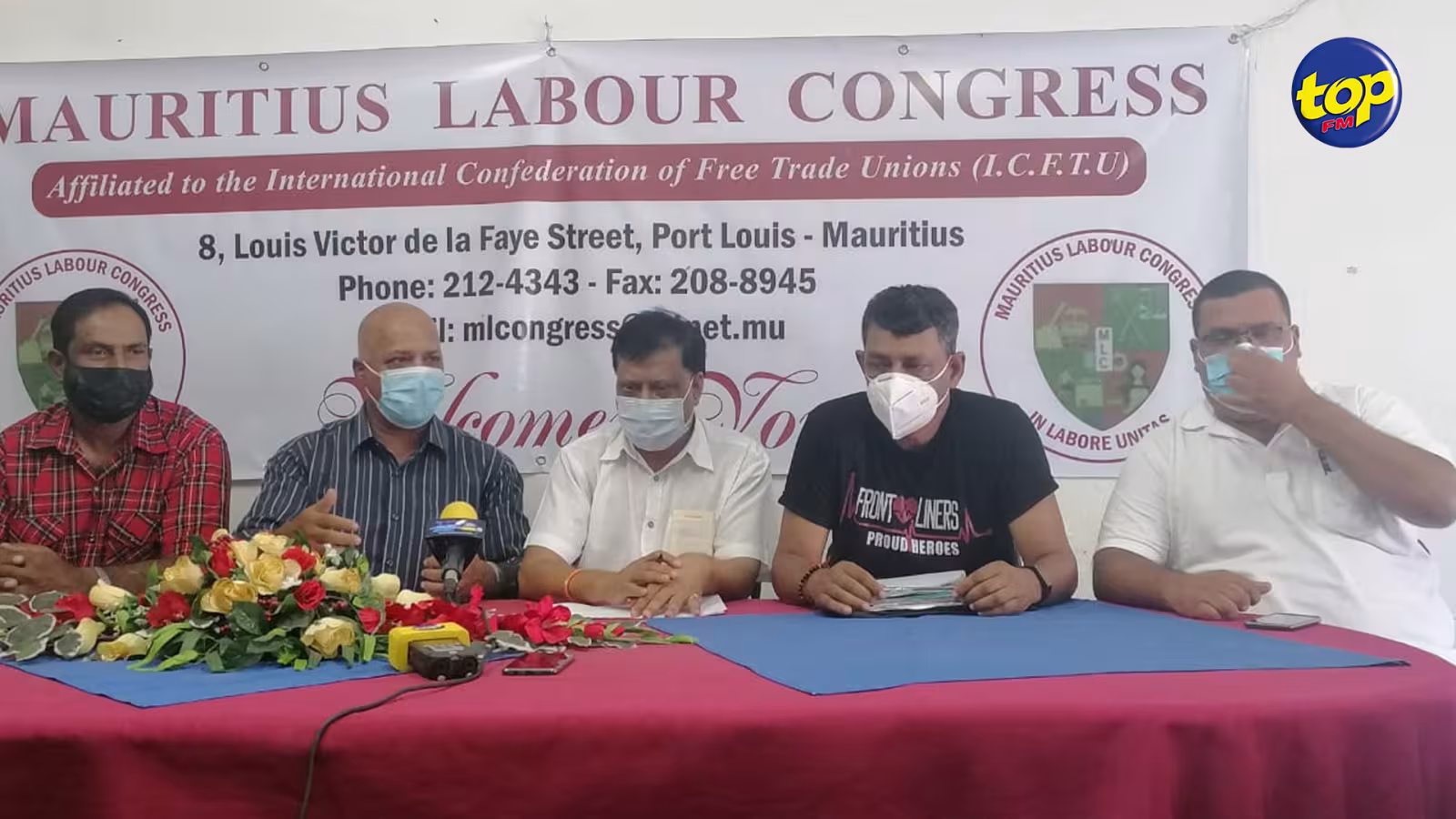 Covid-19 : « Dans chaque hôpital, 10 à 15 membres du personnel sont testés positifs par jour », affirme Haniff Peerun, président du Mauritius Labour Congress