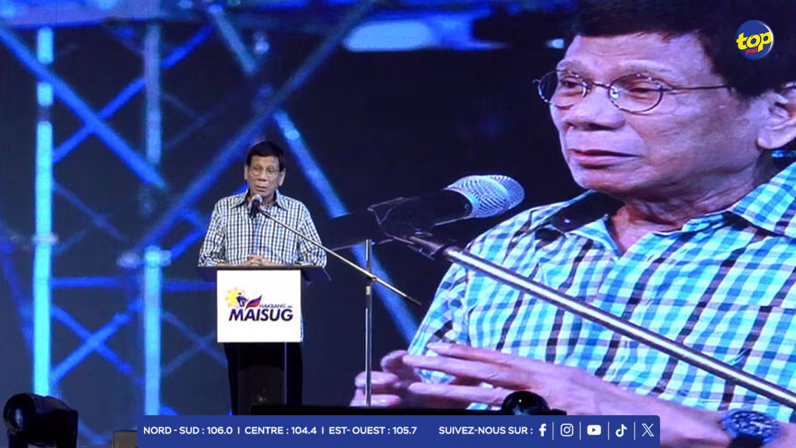 Philippines: retour en politique de l'ancien président Rodrigo Duterte candidat à la mairie de Davao