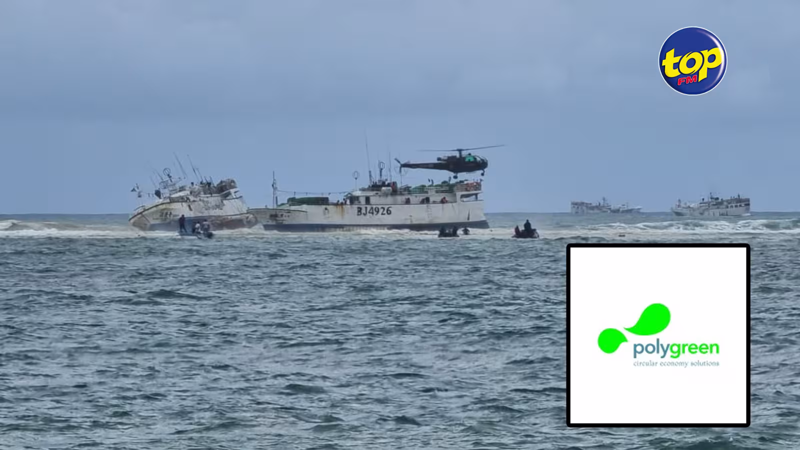 Bateaux échoués dans le Nord-Ouest : La firme Polygreen Mauritius aura la responsabilité de renflouer les trois bateaux
