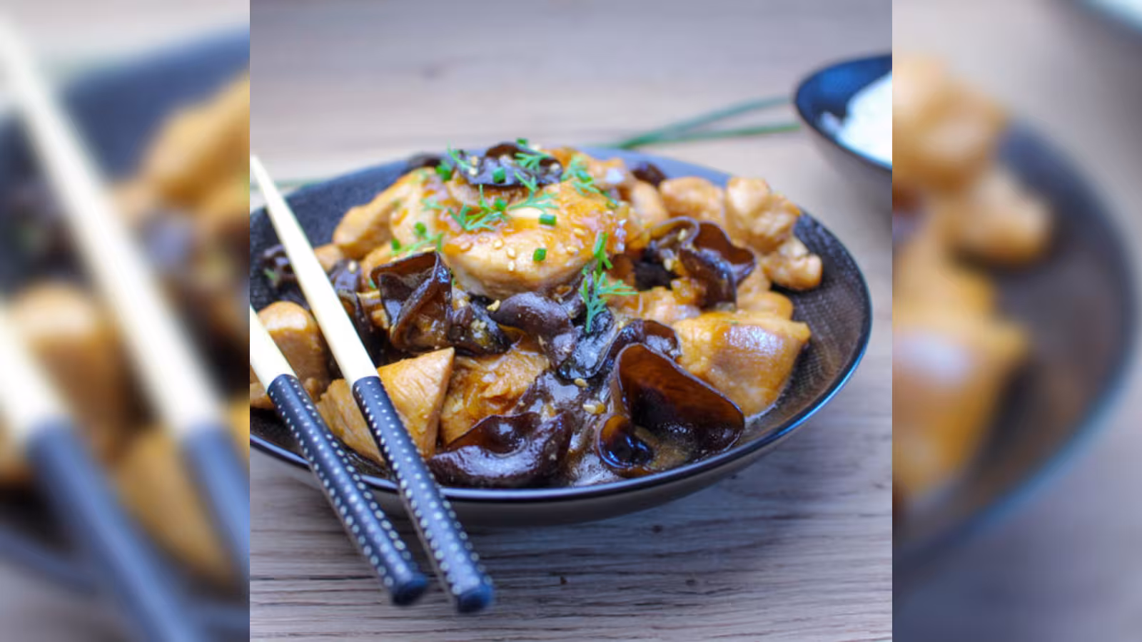 Recette : Poulet aux champignons