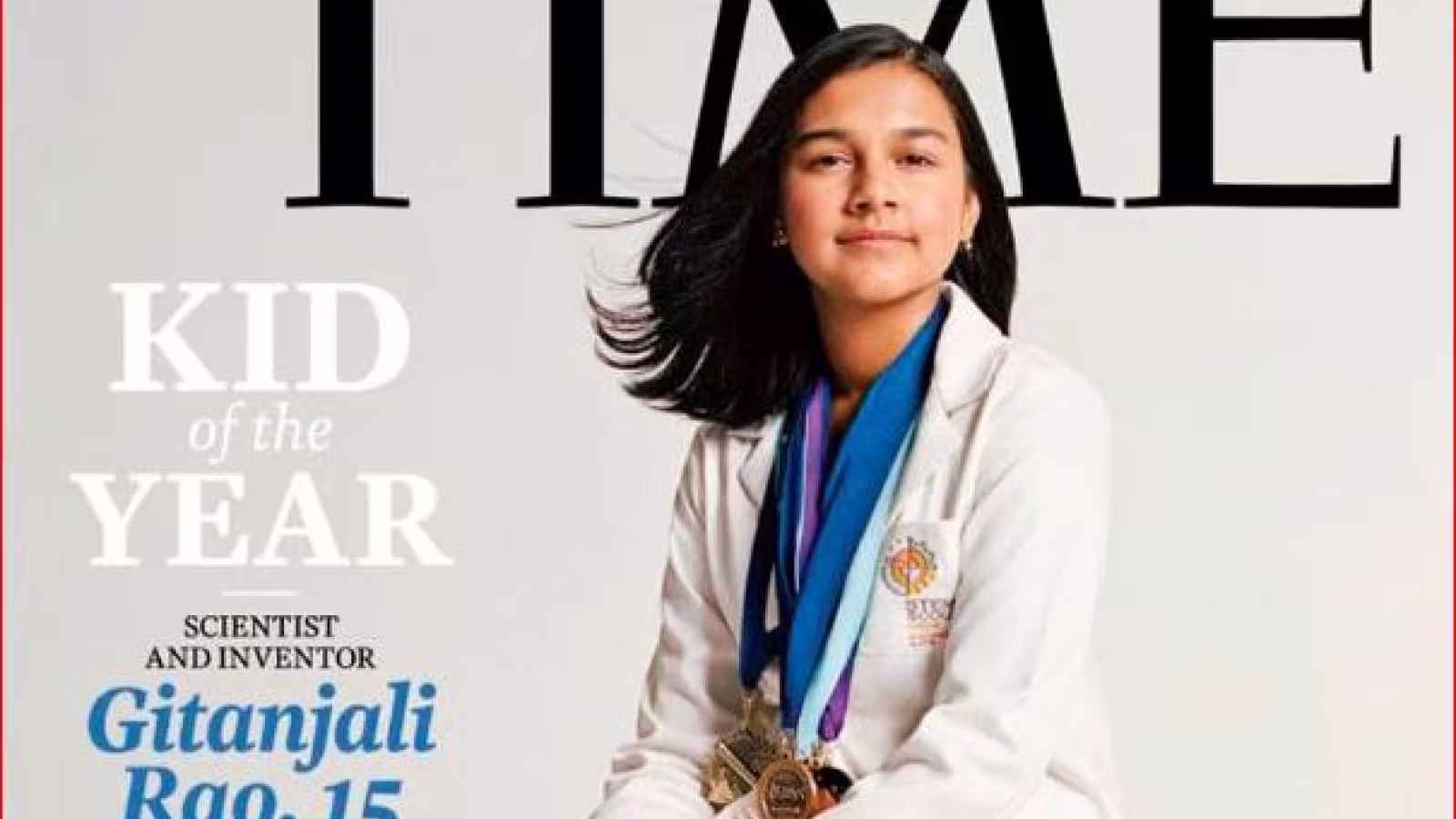 Rencontrez  Gitanjali Rao, 15 ans, élue «enfant de l’année» par le «Time Magazine»