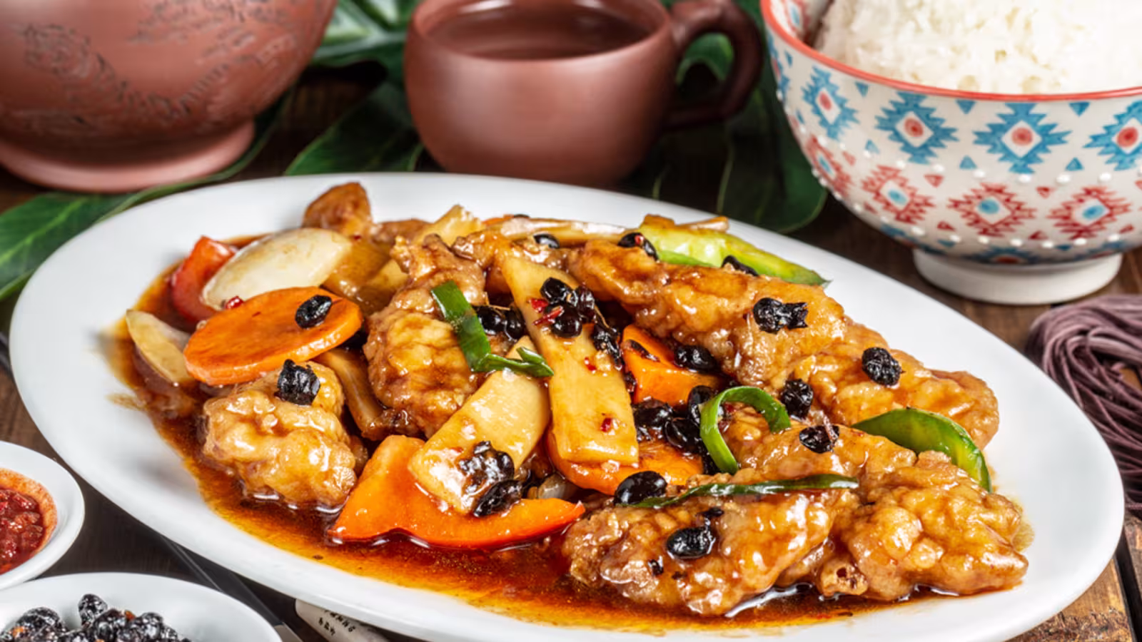 Recette chinoise : “Poisson black bean”