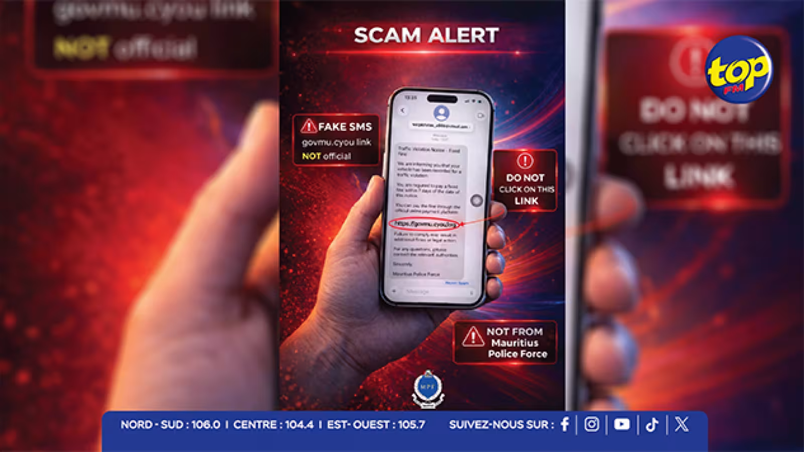 Messages frauduleux : la police met en garde contre les SMS suspects 
