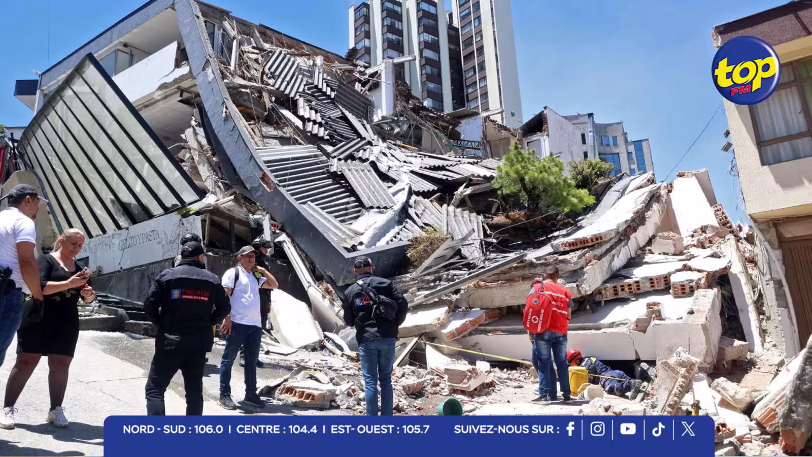 COLOMBIE : un puissant séisme fait au moins 132 morts et 570 blessés, d’importants dégâts dans l’ouest du pays