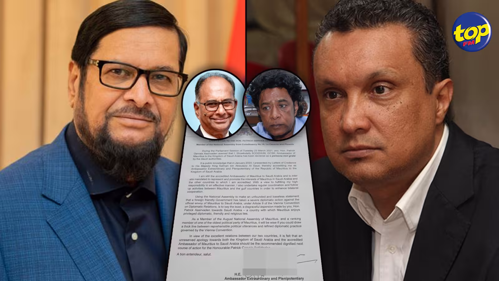 Poste d’ambassadeur de Maurice en Arabie saoudite: « Le ministre des Affaires étrangères a été vague dans sa réponse », affirme Patrick Assirvaden qui demande à Nando Bodha de briser le silence
