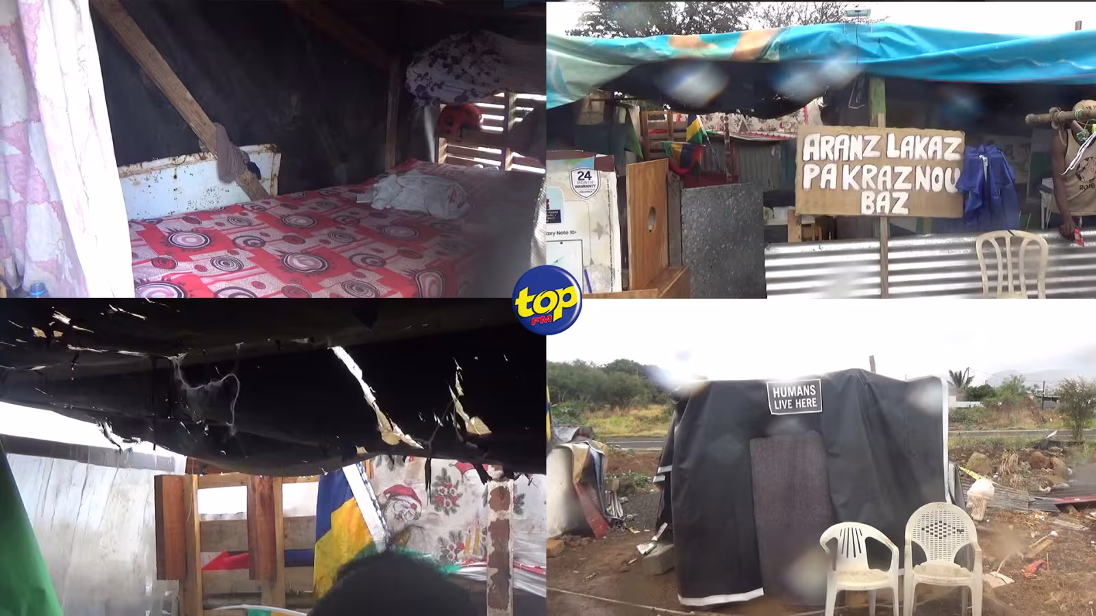 100 jours à vivre sous une tente : « Gouvernement pas pe aide nous, c’est ban Mauriciens ki pe soutenir nous », affirment les squatters de Pointe aux Sables