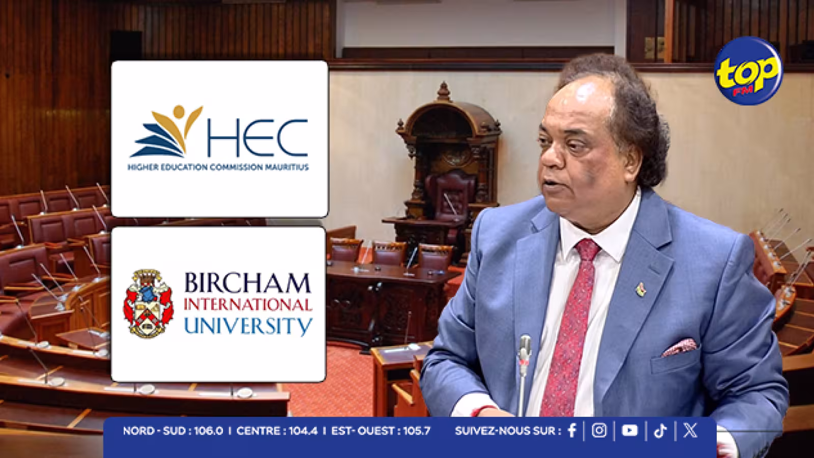 Enseignement supérieur : Bircham International University non enregistrée à Maurice, selon Kaviraj Sukon