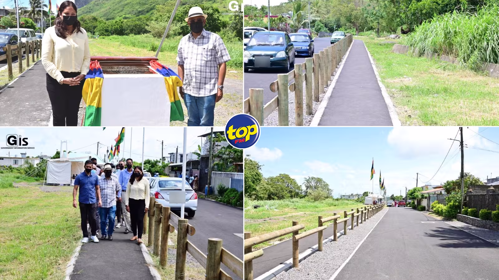 A Rose Hill : Inauguration du Canal Road et une piste de jogging