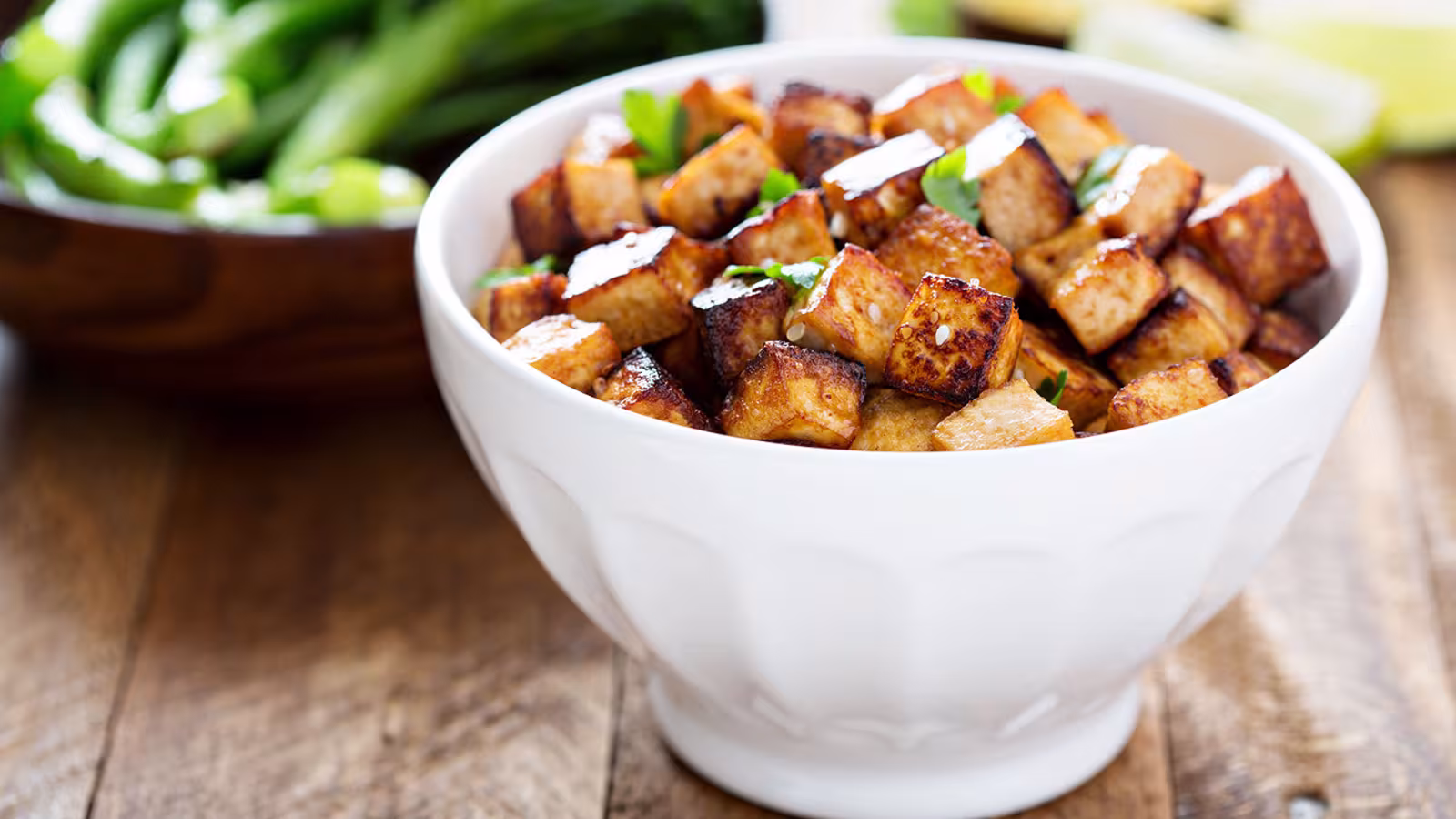 Recette : Dés de tofu sautés au sésame