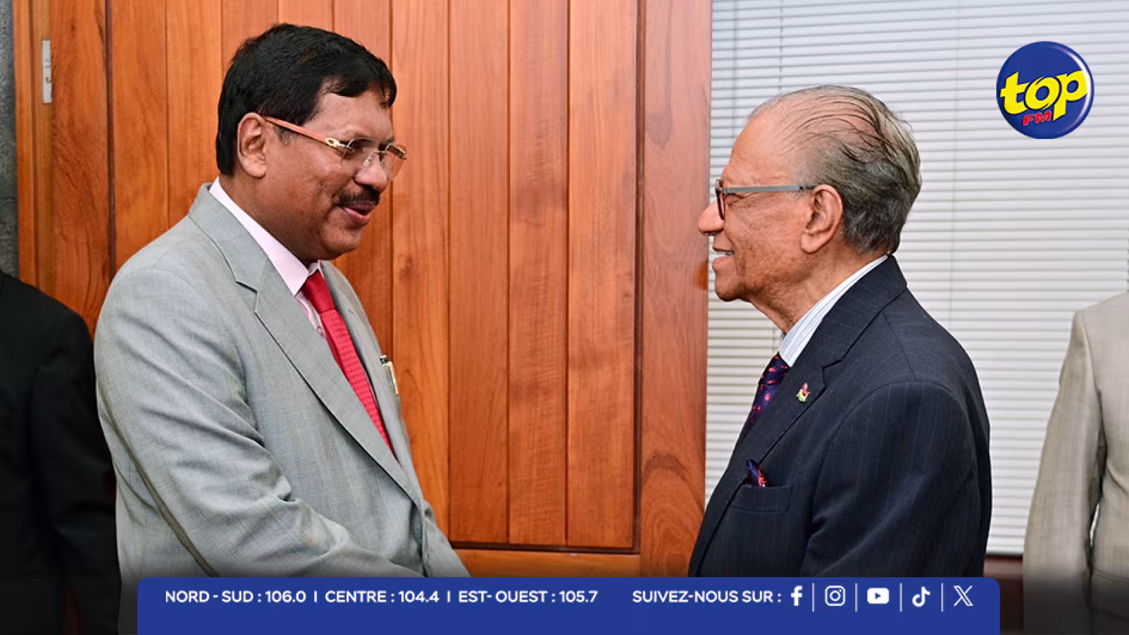 Diplomatie : Le Chief Justice indien rend une visite de courtoisie au Premier ministre mauricien