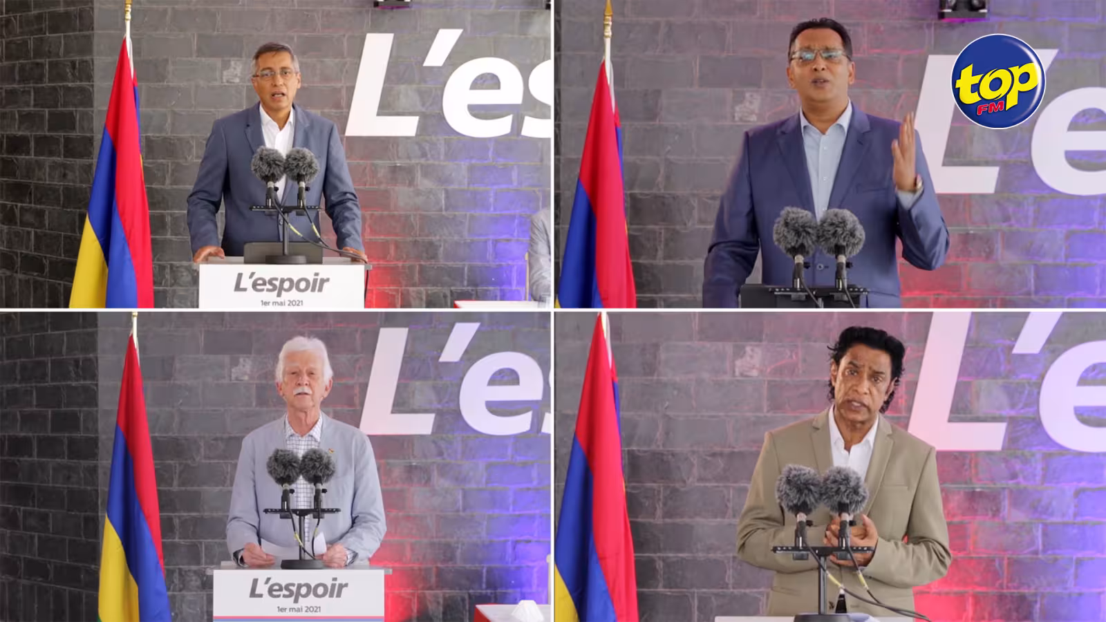 Messages des dirigeants de l’Alliance de l’espoir en ce jour de la fête du Travail : « la population ne doit pas perdre espoir, les solutions existent…Nous faisons face à un problème de leadership à la tête du pays, cette nouvelle équipe a été créé pour relancer et redynamiser l’économie », disent-ils