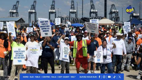 États-Unis : après avoir trouvé un accord de principe avec les employeurs, les dockers reprennent le travail