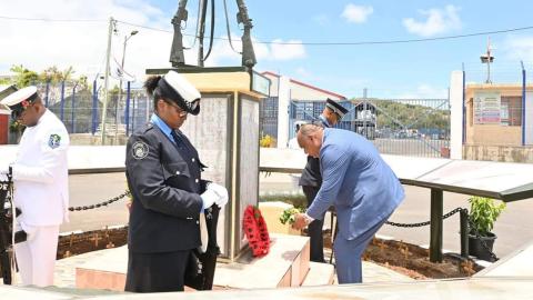 Commémoration de l’armistice à Rodrigues