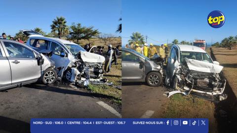 Accident à Flic-en-Flac