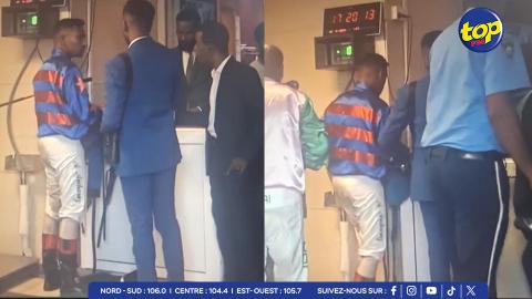 Incidents après la 8ème course: