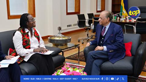 Navin Ramgoolam &amp; Idah Pswarayi Riddihough