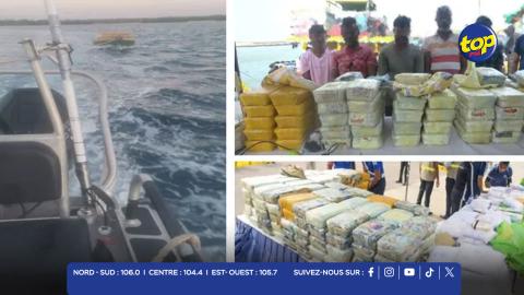 Océan Indien : 1,5 tonne de drogue saisie