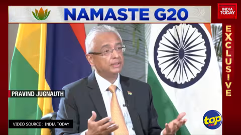 EnInde pour lesommet du G20: “’ we are looking forward to engage constructively with G20 members to foster global corporation and see the challenges we face particularly as a small island state””, dit Pravind Jugnauth, lors d’un entretien accordé  à la chaine India Today