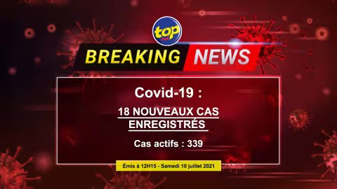 Covid-19 : 18 nouvelles contaminations enregistrées hier soir