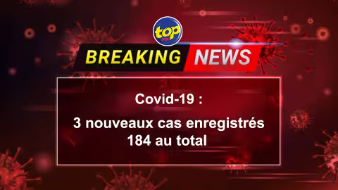 COVID19 : 3 nouveaux cas enregistrés – 184 au total