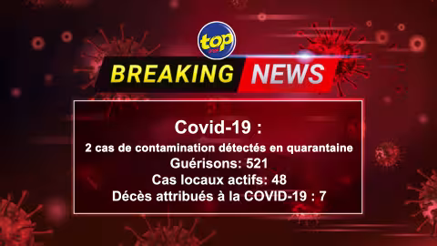 COVID-19 : 2 cas de contamination de la COVID-19 détectés en quarantaine, lors de ces dernières 24 heures
