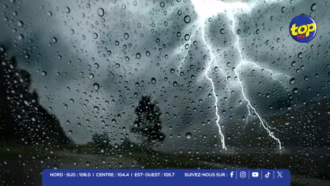 Météo : pluies et orages attendus jusqu’à demain après-midi
