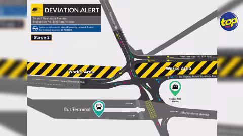 Travaux du Metro Express : Des déviations routières prévues à Vacoas