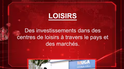 Budget 2021-2022 : Des investissements dans des centres de loisirs à travers le pays et des marchés