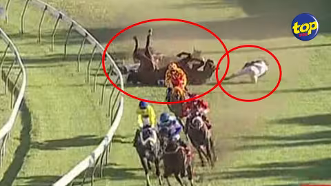 Hippisme : chute lourde pour les jockeys Noresh Juglall et Benedict Woodwoth