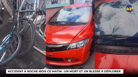 Accident à Roche-Bois ce matin : un mort et un blessé à déplorer
