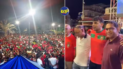 L’Afrique à l’honneur à travers le beau parcours du Maroc en Coupe du Monde au Qatar :  de nombreux mauriciens se sont déplacés pour visionner la demi-finale  France-Maroc sur  écran  géant à Plaine-Verte hier soir