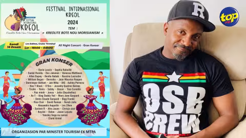 Festival Kréol: ‘’On espère que les mauriciens se déplaceront en grand nombre’’ a souligné le chanteur Bruno Raya