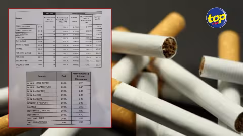 Consommation : Le prix des cigarettes augmente à partir de ce mercredi