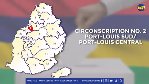 Législatives 2024 : l’essentiel de la circonscription No. 2 Port-Louis Sud/Port-Louis Central est l’une des circonscriptions qui englobe la capitale.