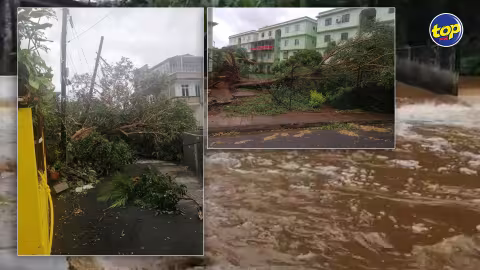 Sur les côtes Nord et Est : Le cyclone tropical intense Batsirai cause de nombreuses chutes d’arbres et des montées d’eau impressionnantes