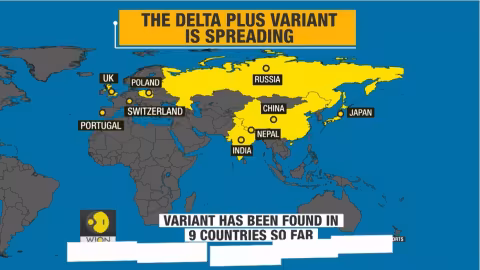 Crainte d’une nouvelle vague mondiale avec un variant qui échappe aux vaccins, le Delta +