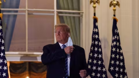 Covid-19: Donald Trump a quitté l’hôpital pour la Maison Blanche dans une sacrée mise en scène