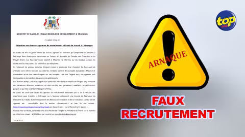 Mise en garde du ministère du Travail : « Attention aux fausses agences de recrutement offrant du travail à l’étranger »