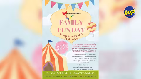Ce samedi 1er avril à Avenue Berthaud, Quatre Bornes : Un « Family Fun Day » organisé par Autisme Maurice pour sensibiliser le public sur ce trouble du développement