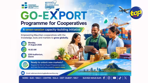 Go Export Programme : 8 sessions pour propulser les coopératives mauriciennes à la conquête des marchés internationaux