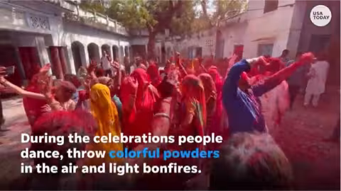 Holi célébrée en Amérique et à travers le monde hier