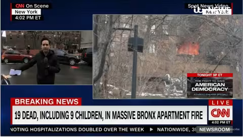 Incendie à New York : 19 morts dont 9 enfants