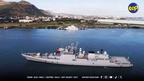 Visite de l’INS Teg à Port-Louis : entre diplomatie navale et célébration du Yoga