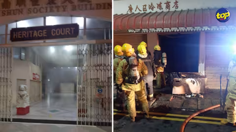 Incendie dans un Cold Storage à la rue Arsenal à Port-Louis, hier soir
