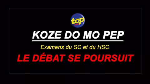 Dans l’émission Koze Do Mo Pep dimanche 21 Mars, plusieurs auditeurs ont  évoqué les prochains examens du SC et du  HSC.