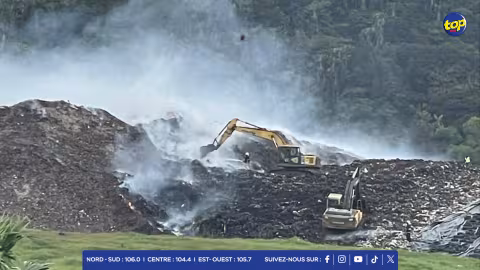 Bilan de l’exercice de surveillance de l’air à Mare-Chicose : malgré une fumée blanche visible près du site d’enfouissement, aucune odeur de brûlé n’a été détectée dans la plupart des zones surveillées