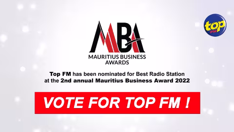 Mauritius Business Awards : TOPFM nominée pour l’Edition 2022, après avoir décroché le titre de Best Radio Station en 2021