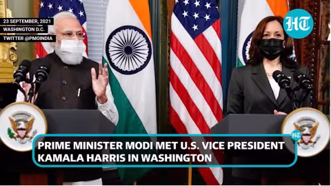 Tête à tête Narendra Modi-Kamala Harris à la Maison Blanche